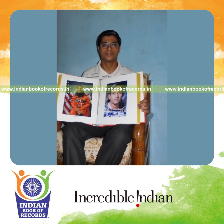 collection of autographed first day covers of astronauts for Indian Book of Records