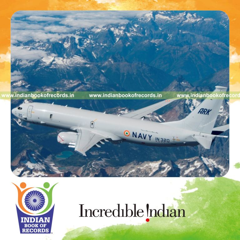 first international customer acquiring boeing p 8i aircraft for Indian Book of Records