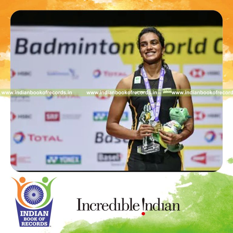 first indian woman winning bwf world championship gold medal for Indian Book of Records