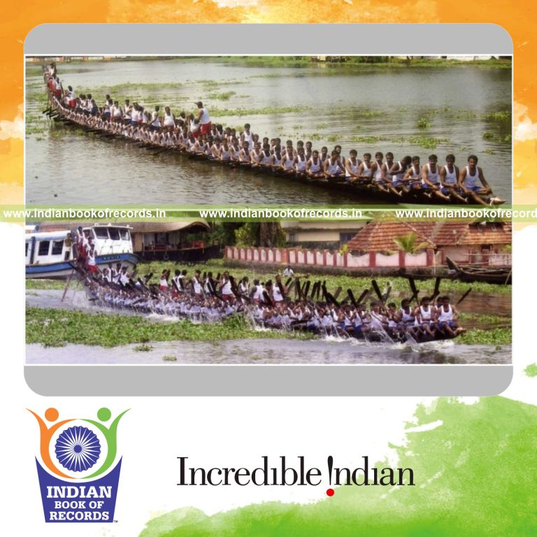 largest canoe crew participating together for Indian Book of Records