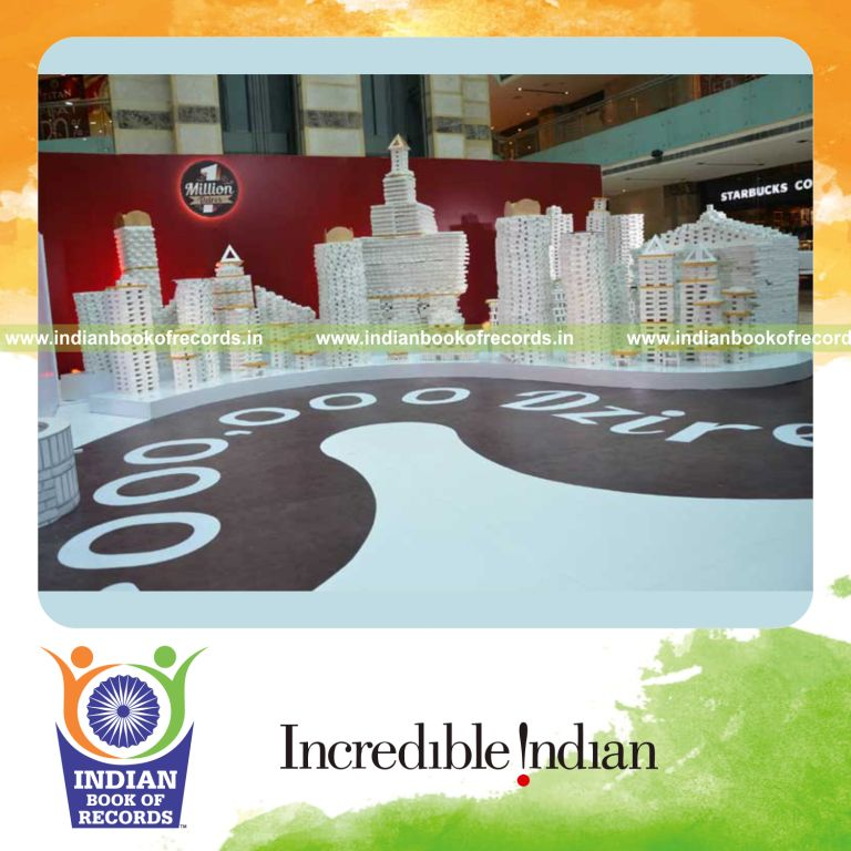 edible art installation made with chocolates for Indian Book of Records
