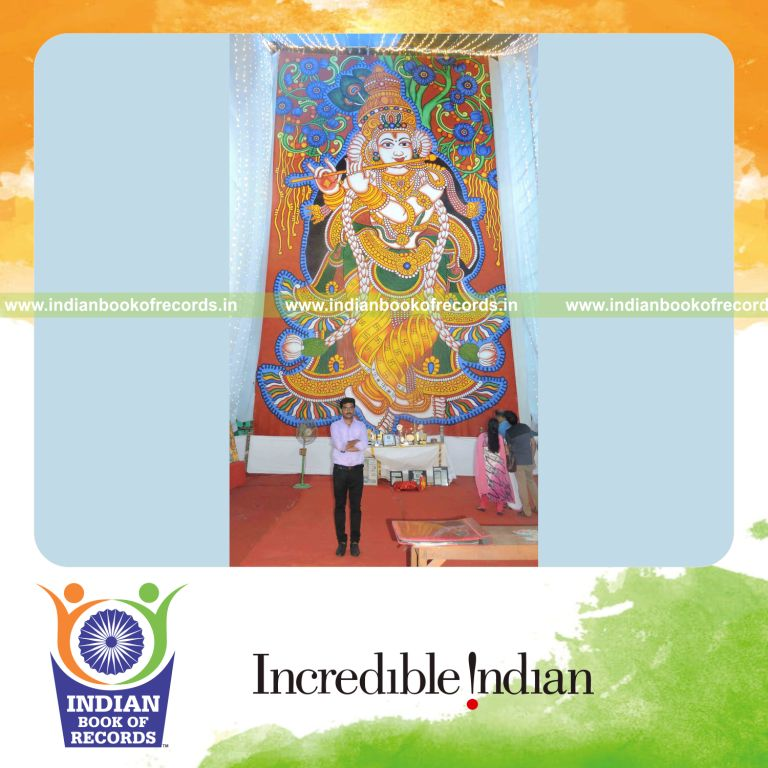 tallest mural of deity created for Indian Book of Records