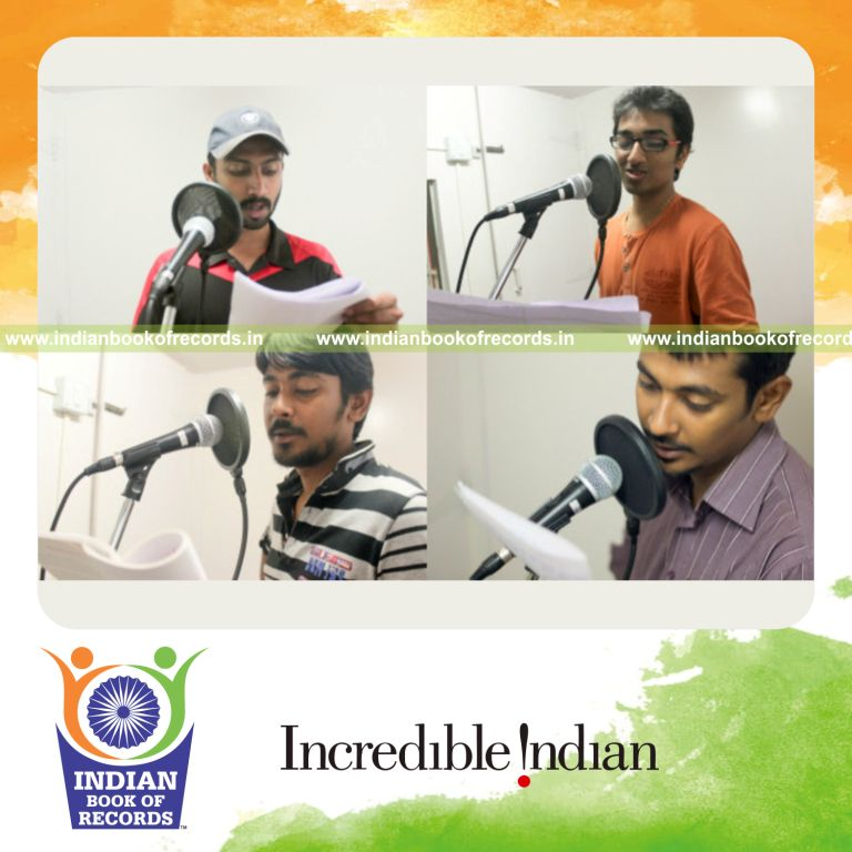 maximum translated short documentaries dubbed for Indian Book of Records
