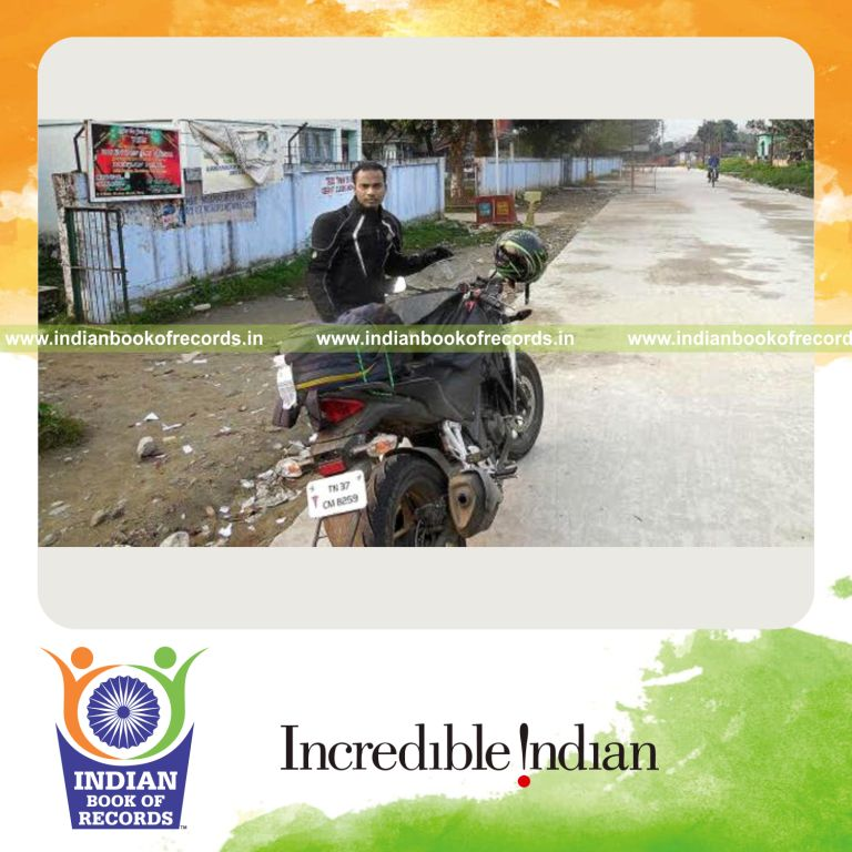 individual completing fastest east west expedition for Indian Book of Records