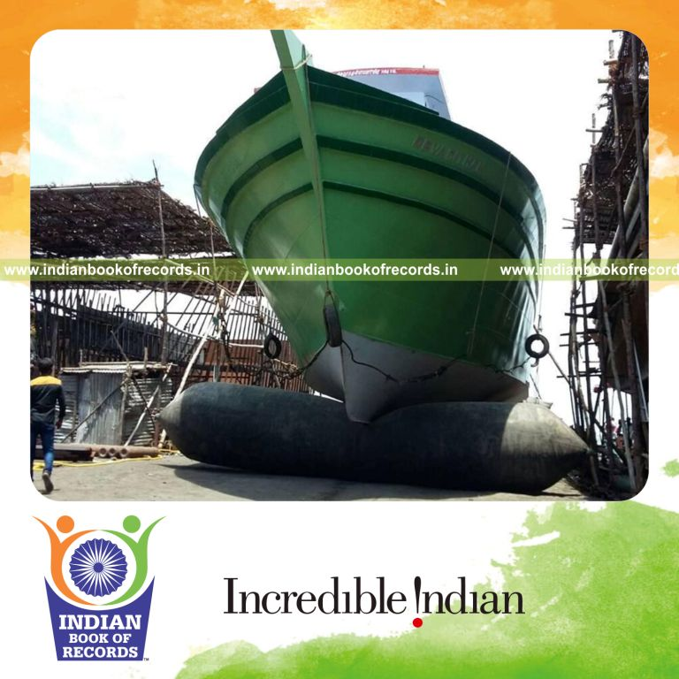 largest shipyard exporting vessels for Indian Book of Records