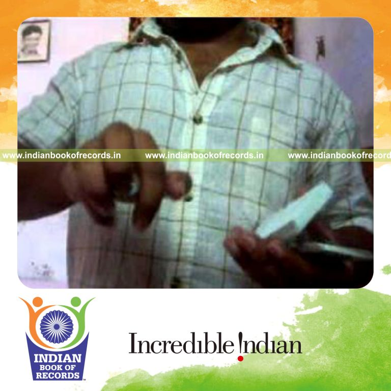 individual performing kryptonite cuts while doing gryphon rolls for record in Indian Book of Records