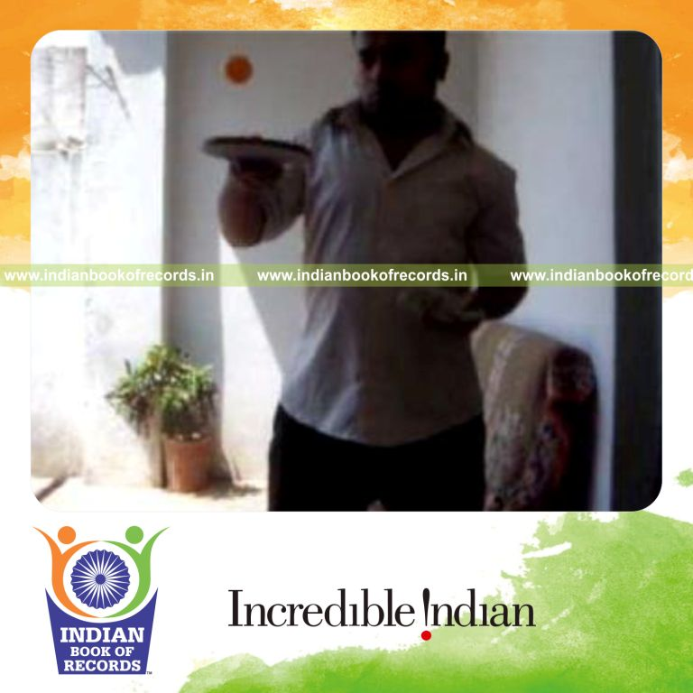 individual performing fastest sabers revolution 2 and chen ka combo with ball for record in Indian Book of Records