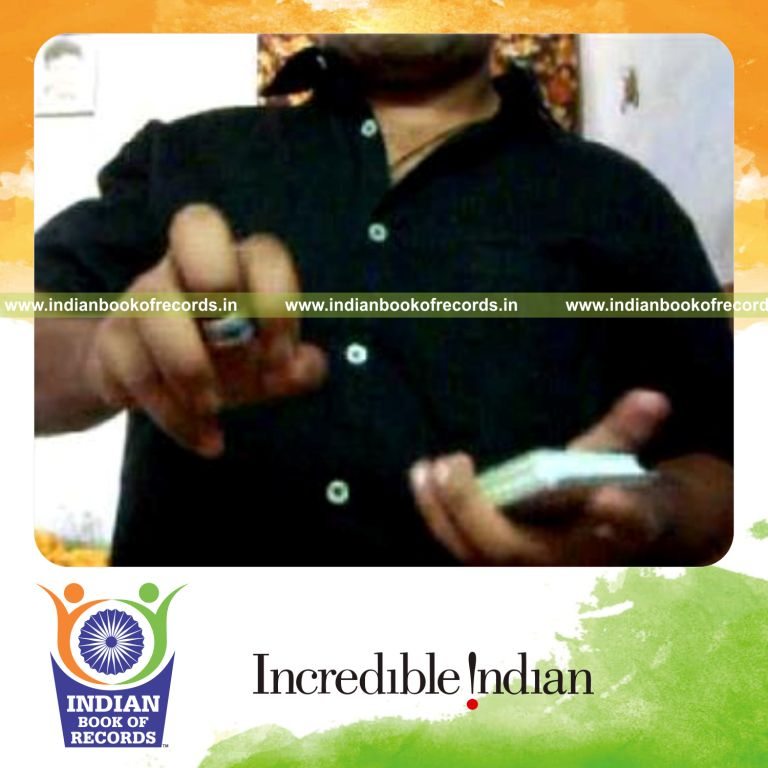 individual performing triangle cuts while doing gryphon rolls for record in Indian Book of Records