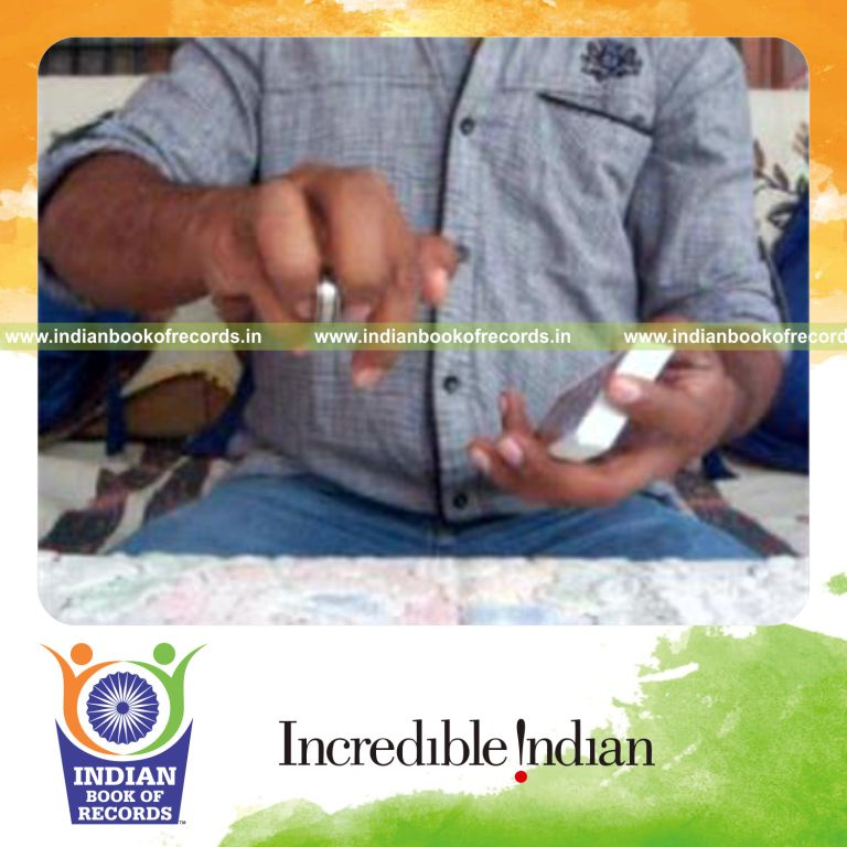 individual performing charlier and sabers flipper cuts while doing gryphon rolls for record in Indian Book of Records