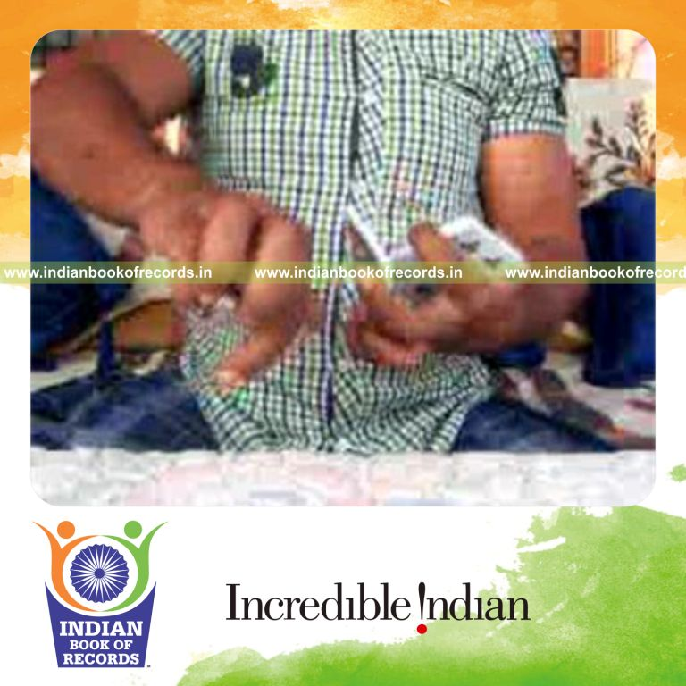 individual performing charlier and kryptonite cuts while doing gryphon rolls for record in Indian Book of Records