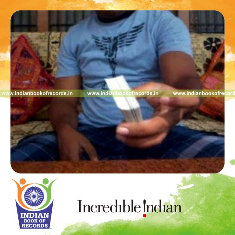 individual performing charlier and muse cuts quickly for record in Indian Book of Records