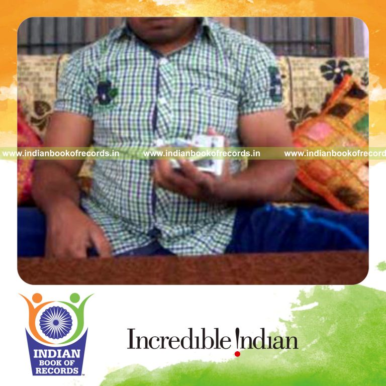 individual performing charlier sabers revolution and chen ka aerial cuts quickly for record in Indian Book of Records