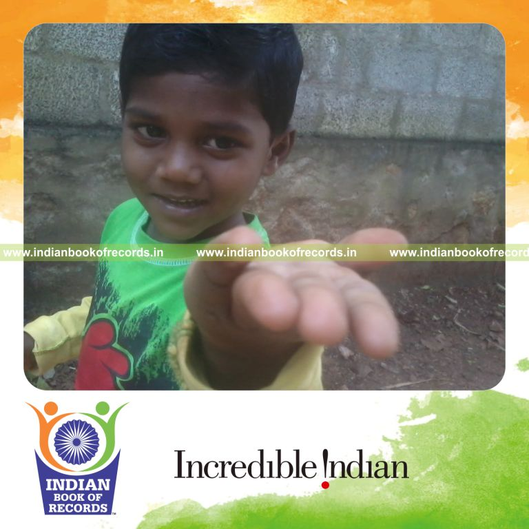 young boy recalling search engine founders rapidly for Indian Book of Records