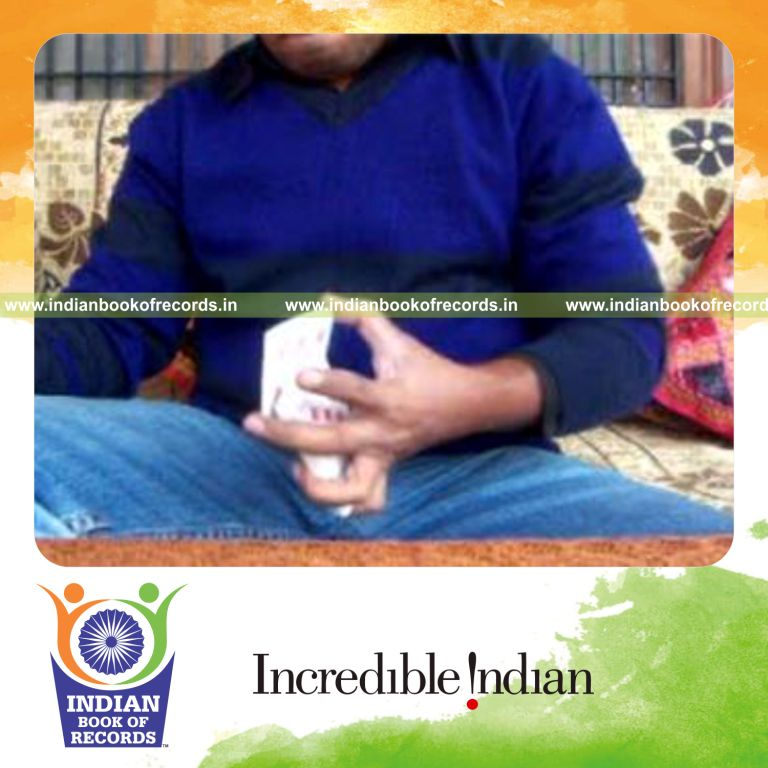 individual performing reverse revolution and muse cuts quickly for record in Indian Book of Records