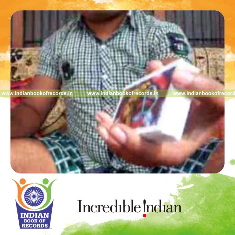 individual performing revolution and kryptonite cuts quickly for record in Indian Book of Records