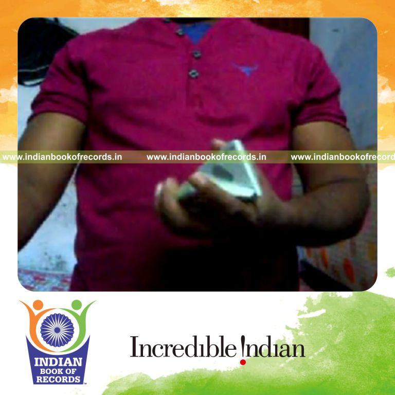 individual performing revolution two and sabers chen ka aerial tosser combination for record in Indian Book of Records