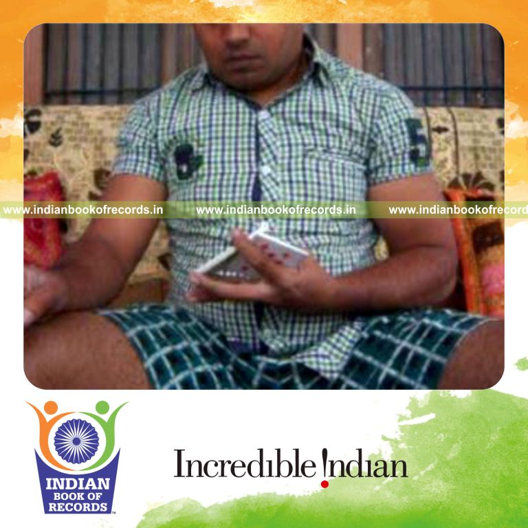 individual performing revolution sabers revolution 2 and chen ka aerial cuts quickly for record in Indian Book of Records