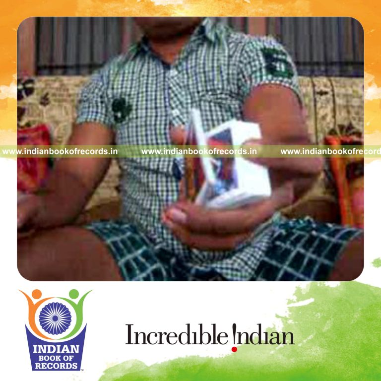 individual performing revolution and sabers revo flipped cuts quickly for record in Indian Book of Records