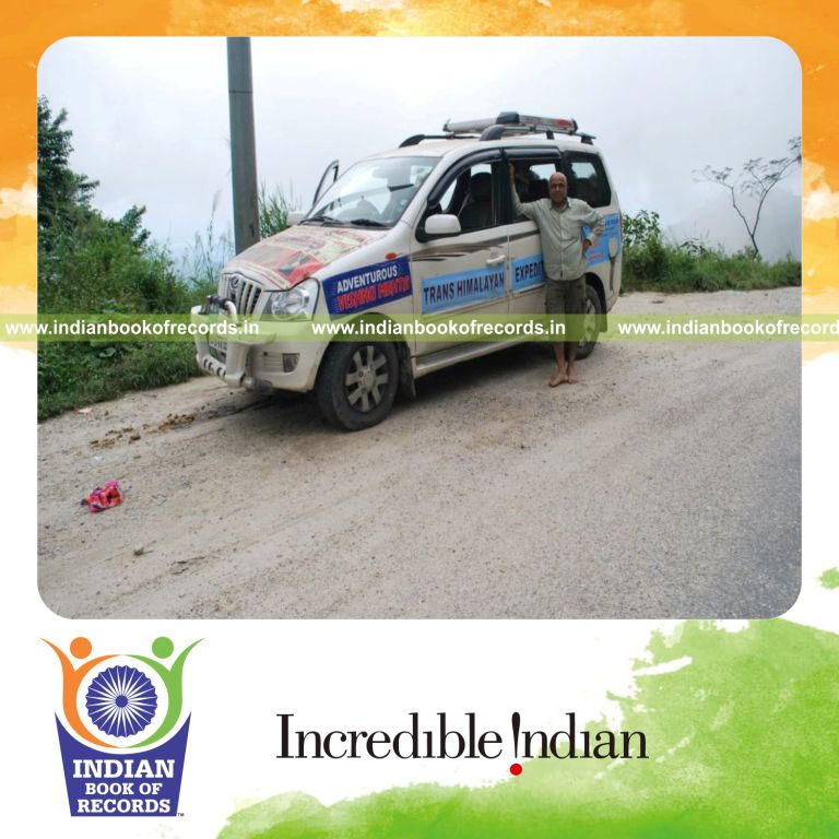 team completing trans himalayan four wheeler expedition across countries for record in Indian Book of Records