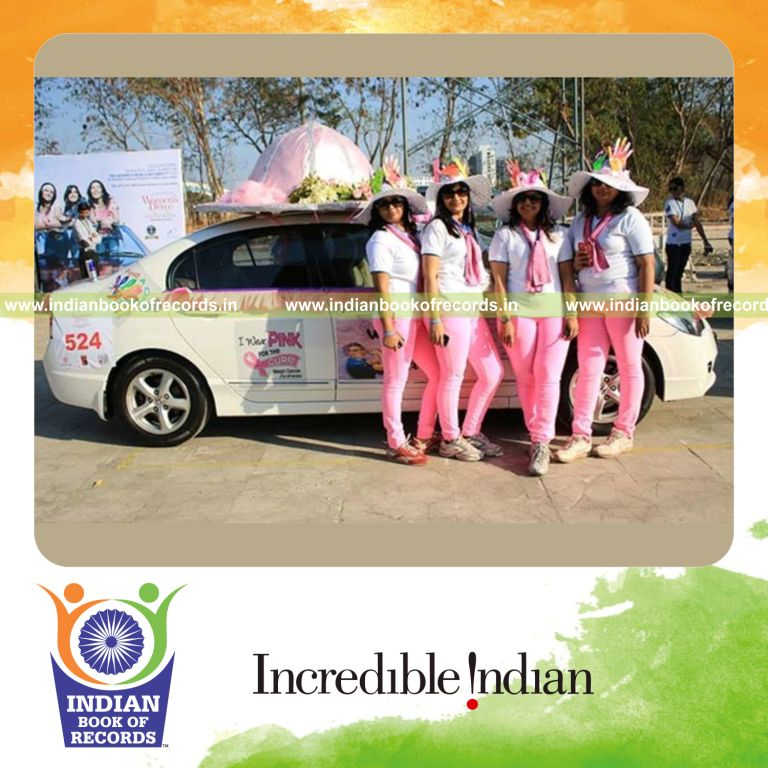 largest female motor sports event organized for Indian Book of Records