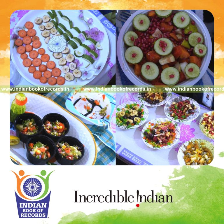 Participants preparing fireless recipes together at a single venue for an Indian Book of Records achievement