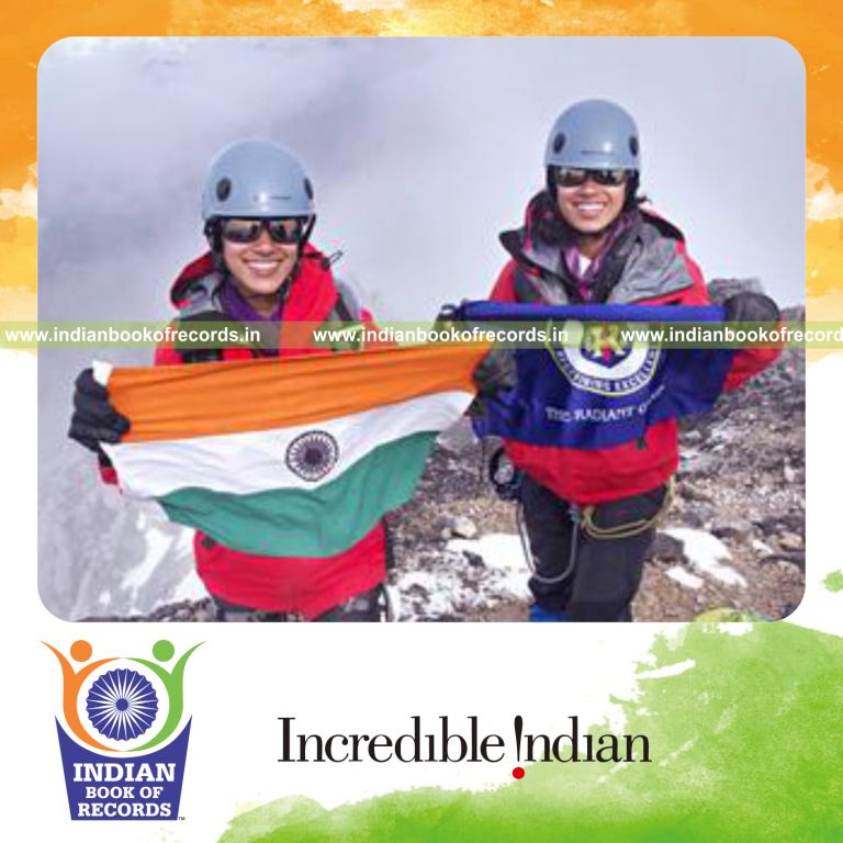 twin sisters reaching summit of mount everest for record in Indian Book of Records