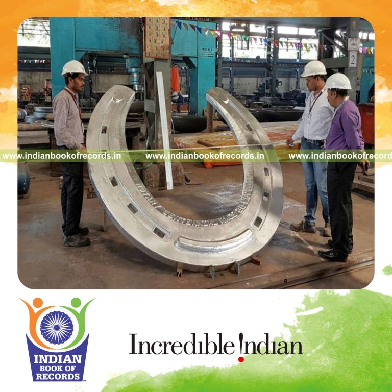 largest horseshoe created for Indian Book of Records