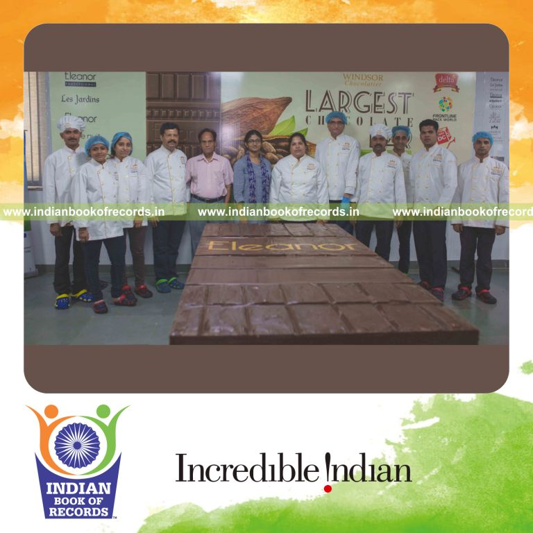team creating heavy chocolate bar for Indian Book of Records