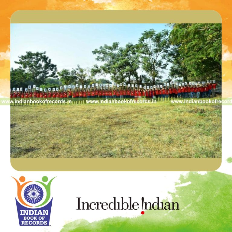 people forming longest mathematical equation for Indian Book of Records