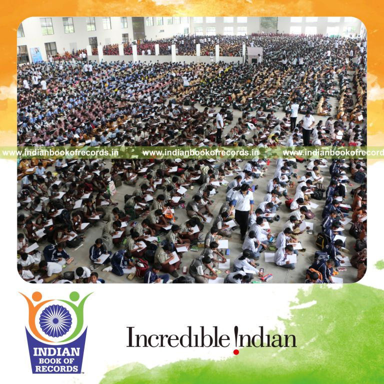 mass participation in art competition for Indian Book of Records