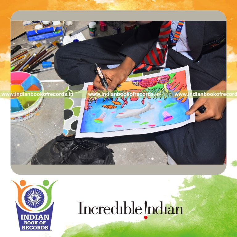 largest one day art competition record in Indian Book of Records