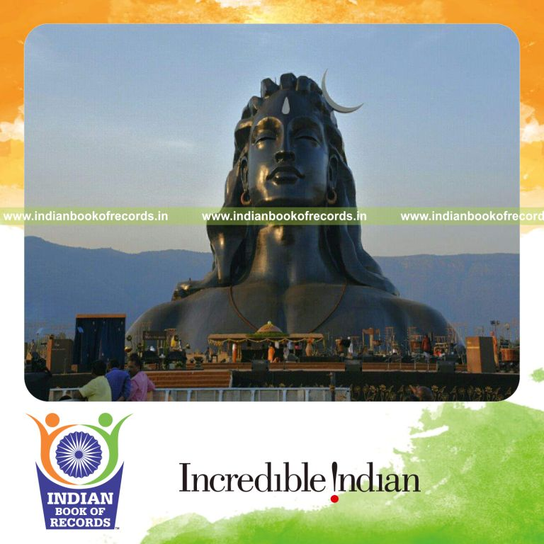 large bust sculpture created for Indian Book of Records