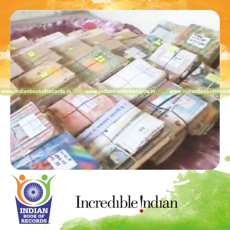 largest collection of international radio request letters for record in Indian Book of Records