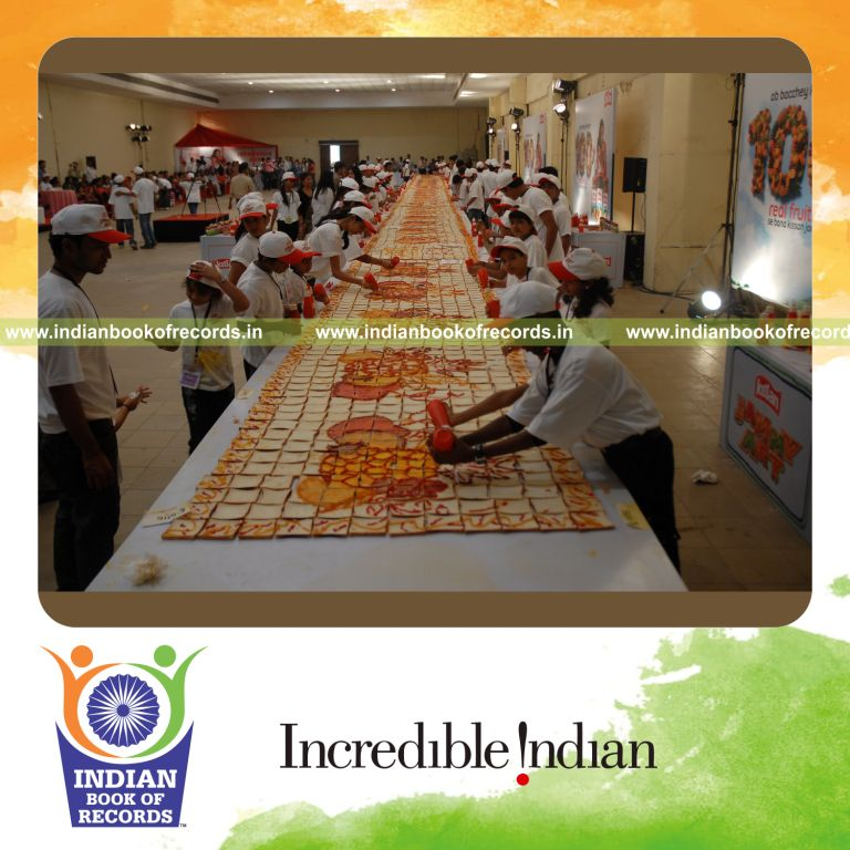 large jammy art mosaic displayed for record recognition in Indian Book of Records