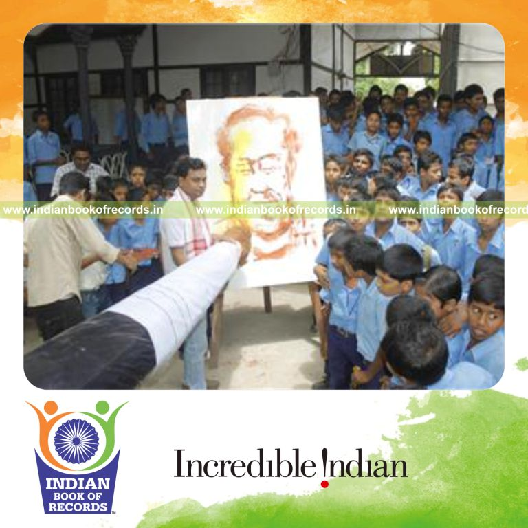 largest paintbrush created for record in Indian Book of Records