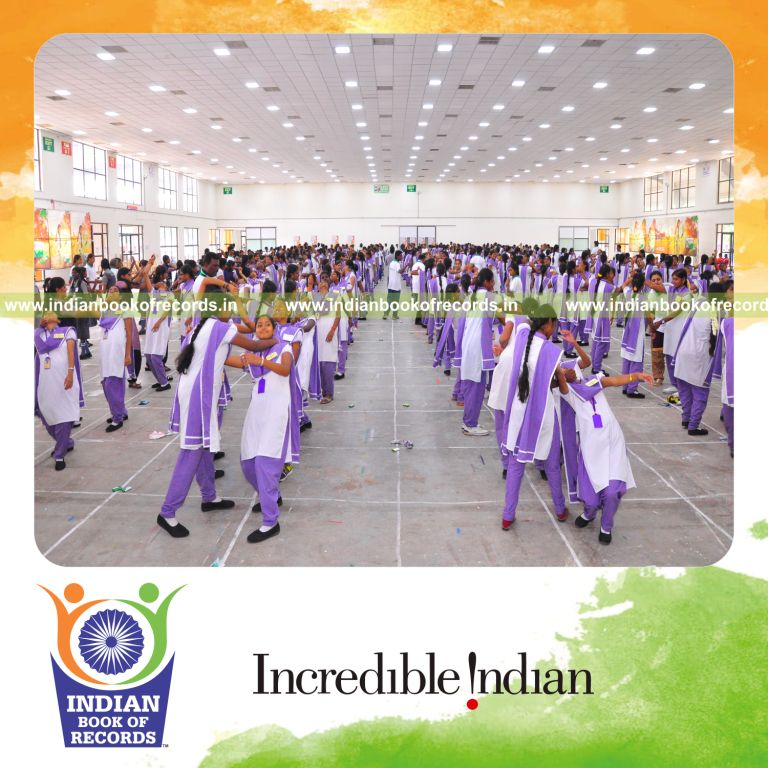 girls participating in one day self defense class at single venue for Indian Book of Records