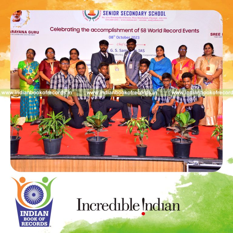 Book featuring contributions from a large number of student authors collaborating together recognized by Indian Book of Records