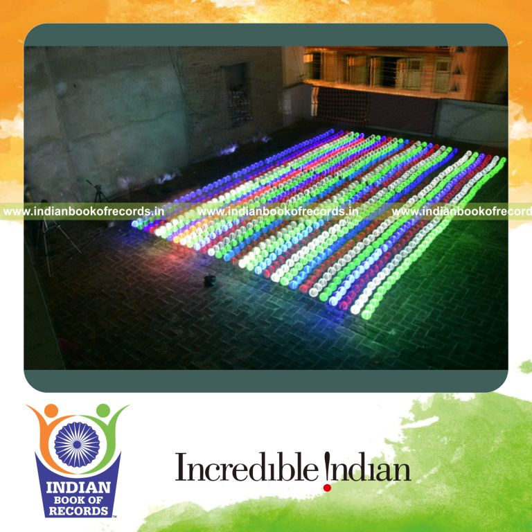 photograph capturing multiple light orbs for Indian Book of Records