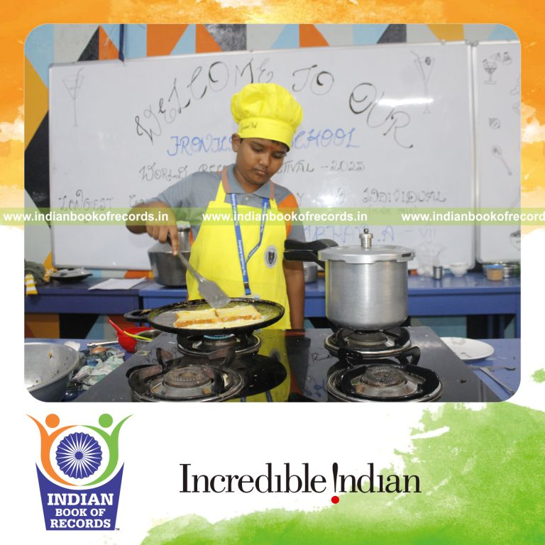A continuous cooking session carried out for an extended duration featured in Indian Book of Records