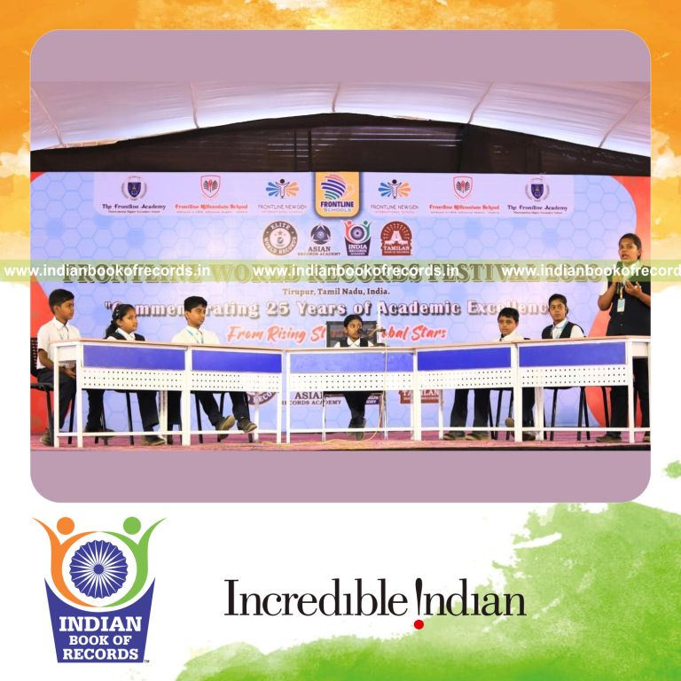 Multiple teams engaged in an extended debate session continuing for long hours for Indian Book of Records
