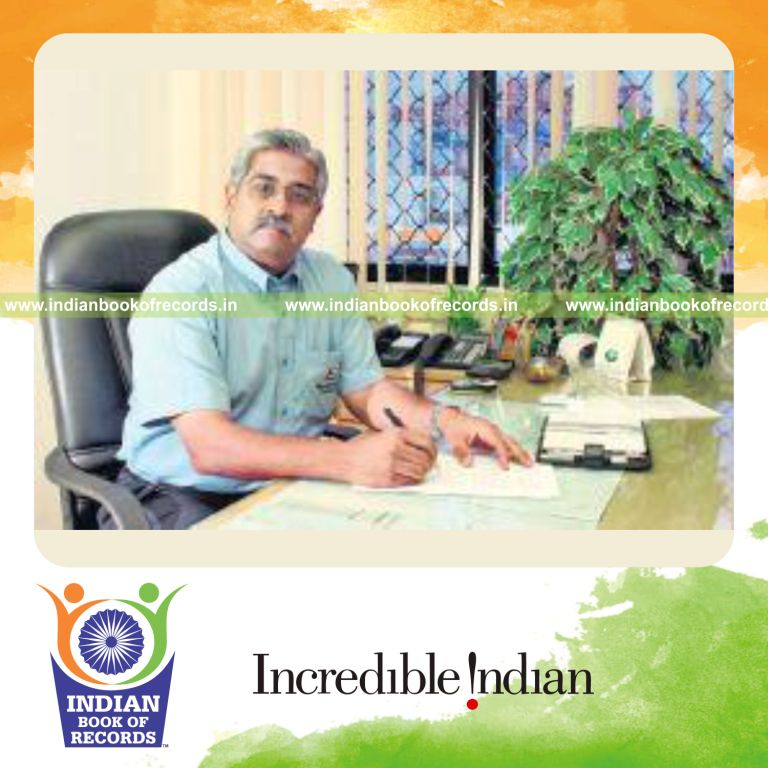 male individual completing east west expedition over long distance for record in Indian Book of Records