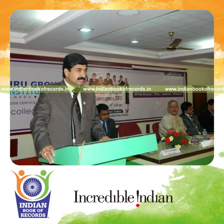 participants attending hr conclave marathon event for extended duration for record in Indian Book of Records