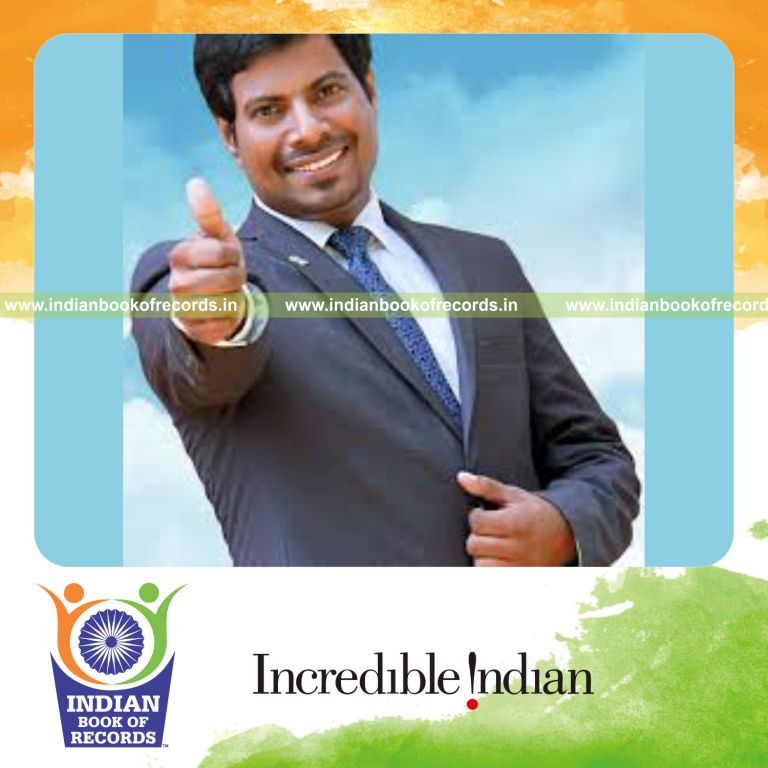 individual conducting continuous life skill training session for Indian Book of Records