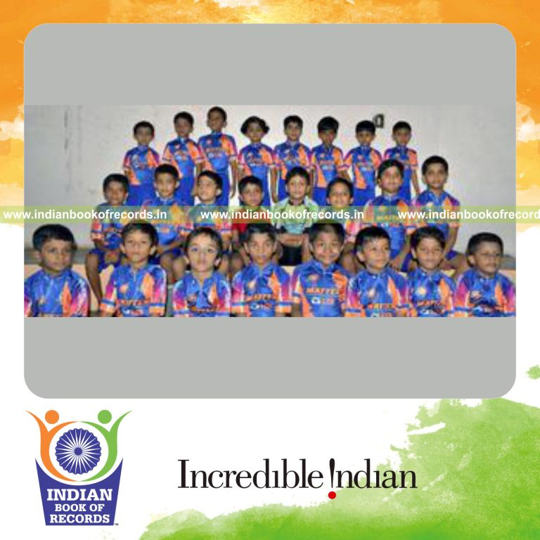 team performing limbo skating marathon under bars for Indian Book of Records