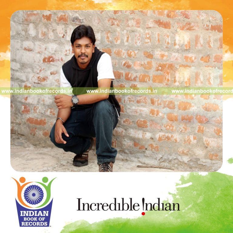 male individual performing live internet rj marathon for record in Indian Book of Records