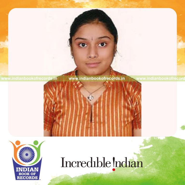 young girl performing long duration magic show for Indian Book of Records