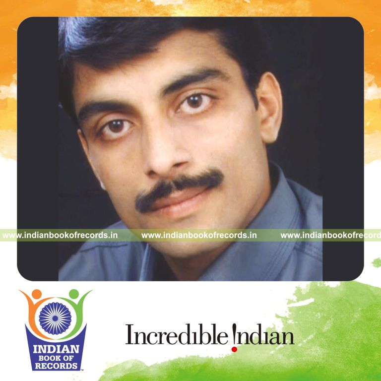 male holding sitting pose on toes for long duration for Indian Book of Records