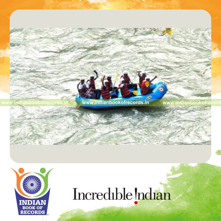 individual performing continuous rafting for longest duration in a day for Indian Book of Records