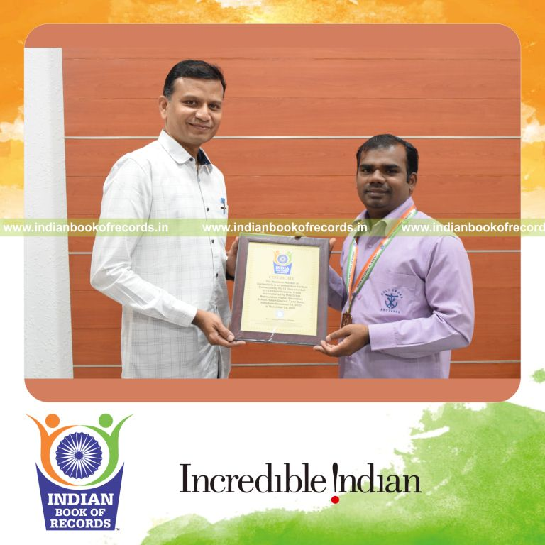 maximum number of contestants participating in online quiz consecutively for 10 days for record in Indian Book of Records