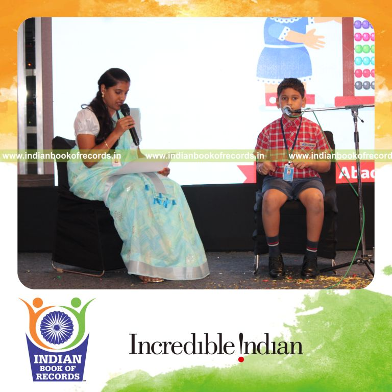 individual solving maximum 2 digit mental arithmetic addition problems by dictation in 2 minutes for record in Indian Book of Records